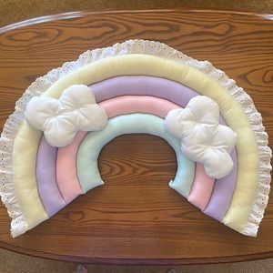 Rainbow nursery wall hanging